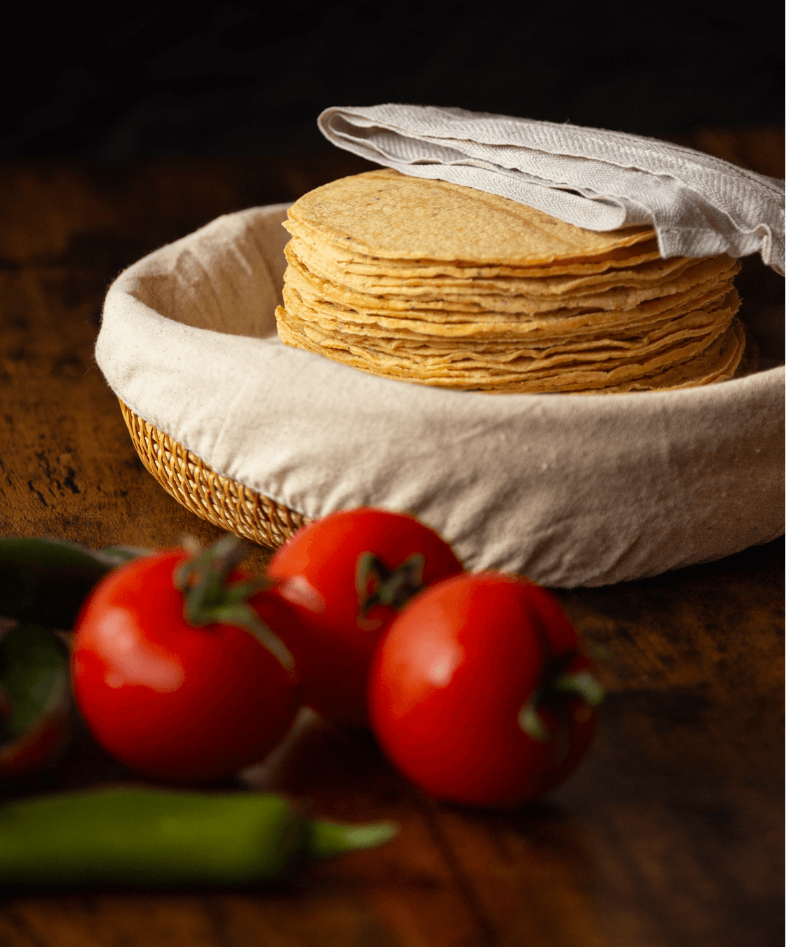 Tortillas de maíz El Patrón