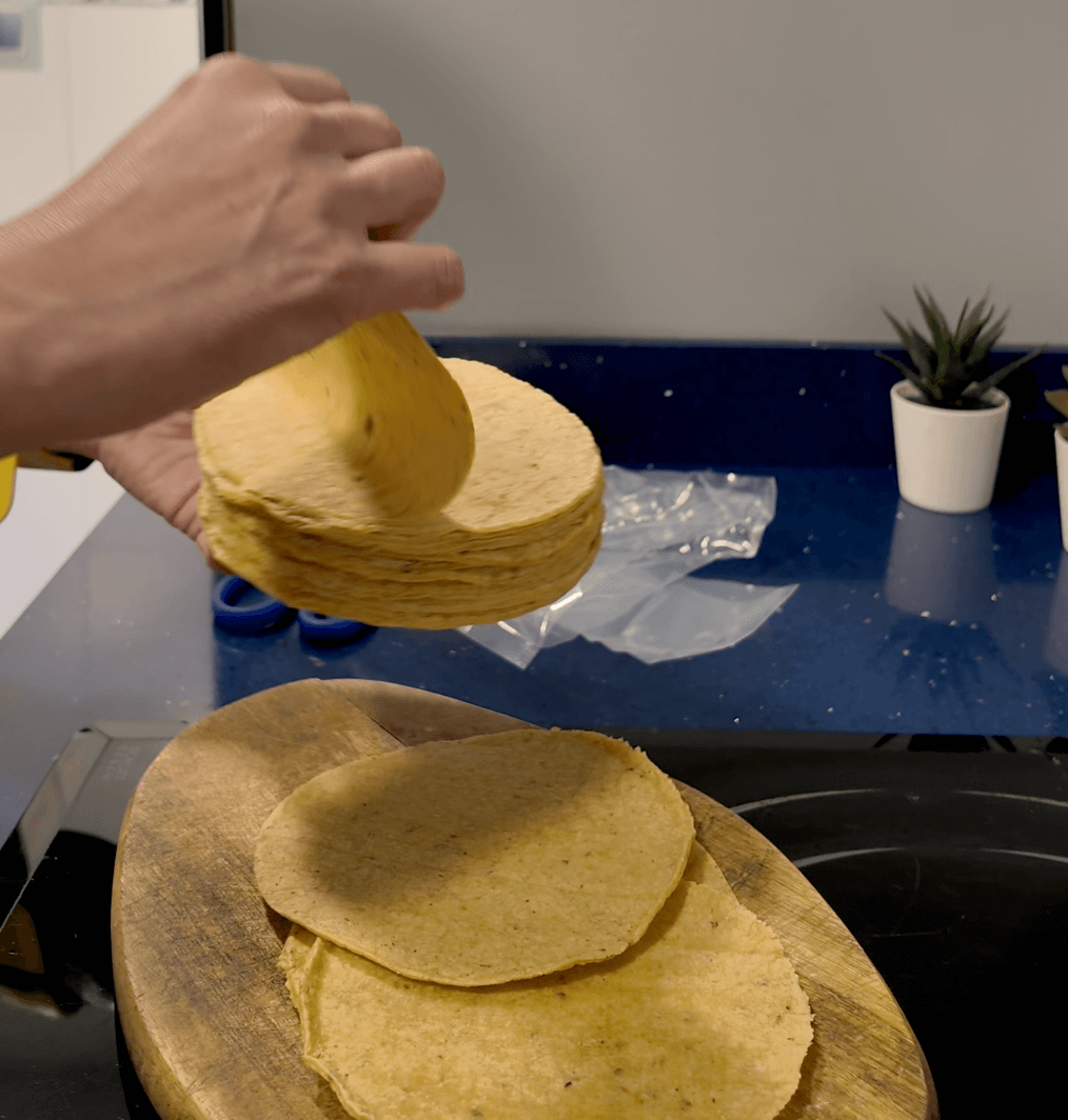 Tortillas en paño de lino